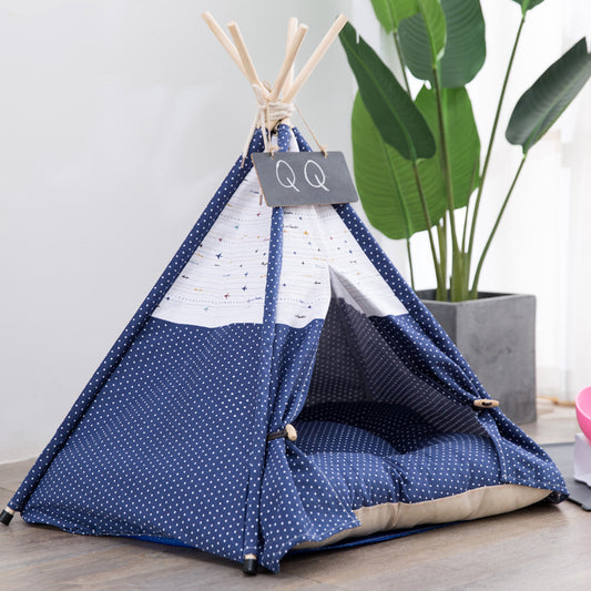 Canvas Cozy Pet Tent