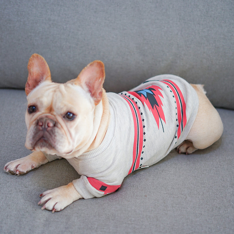 Chic French Bulldog & Pug Cotton Tee