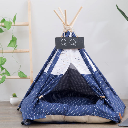 Canvas Cozy Pet Tent