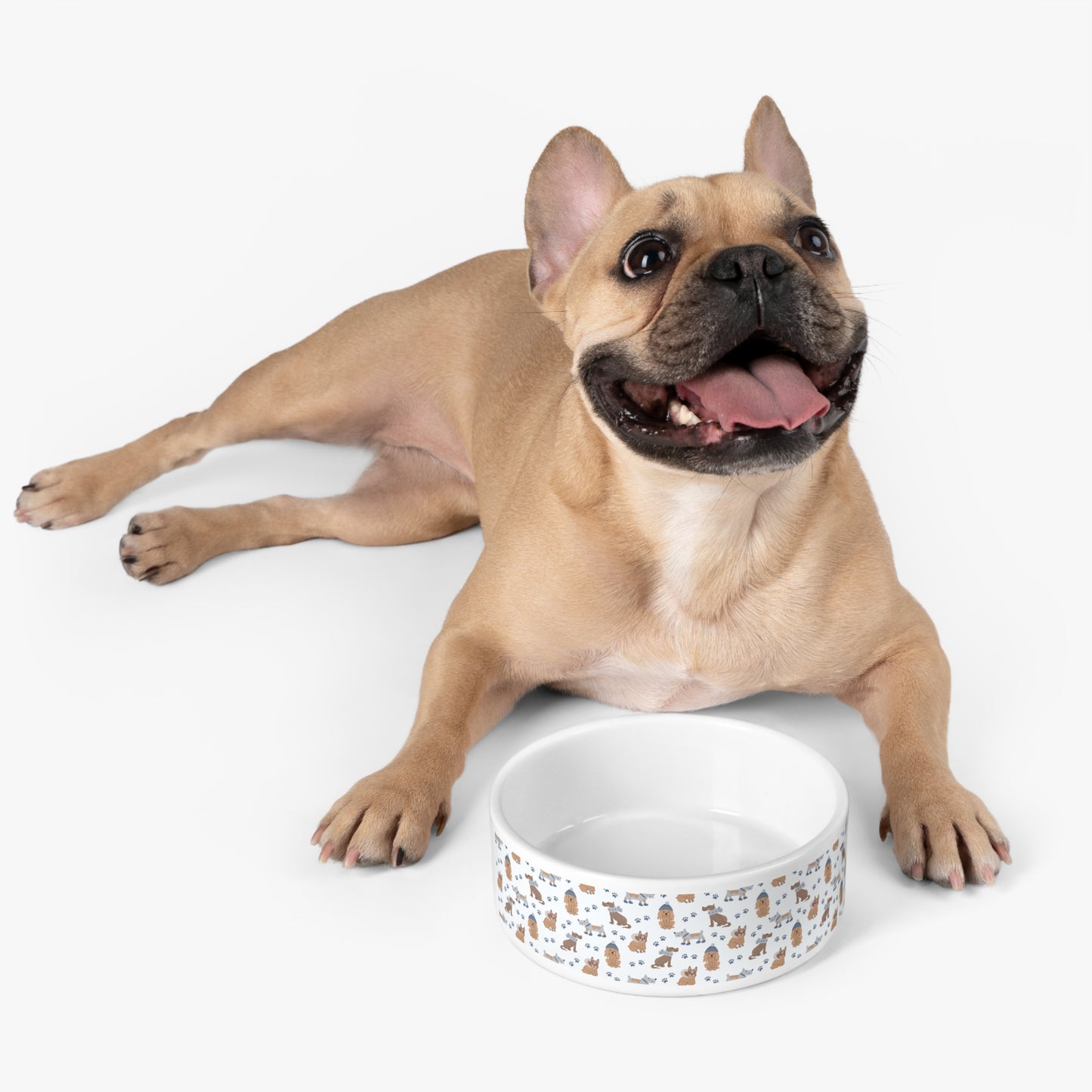 Cute Dog Pattern Ceramic Pet Bow