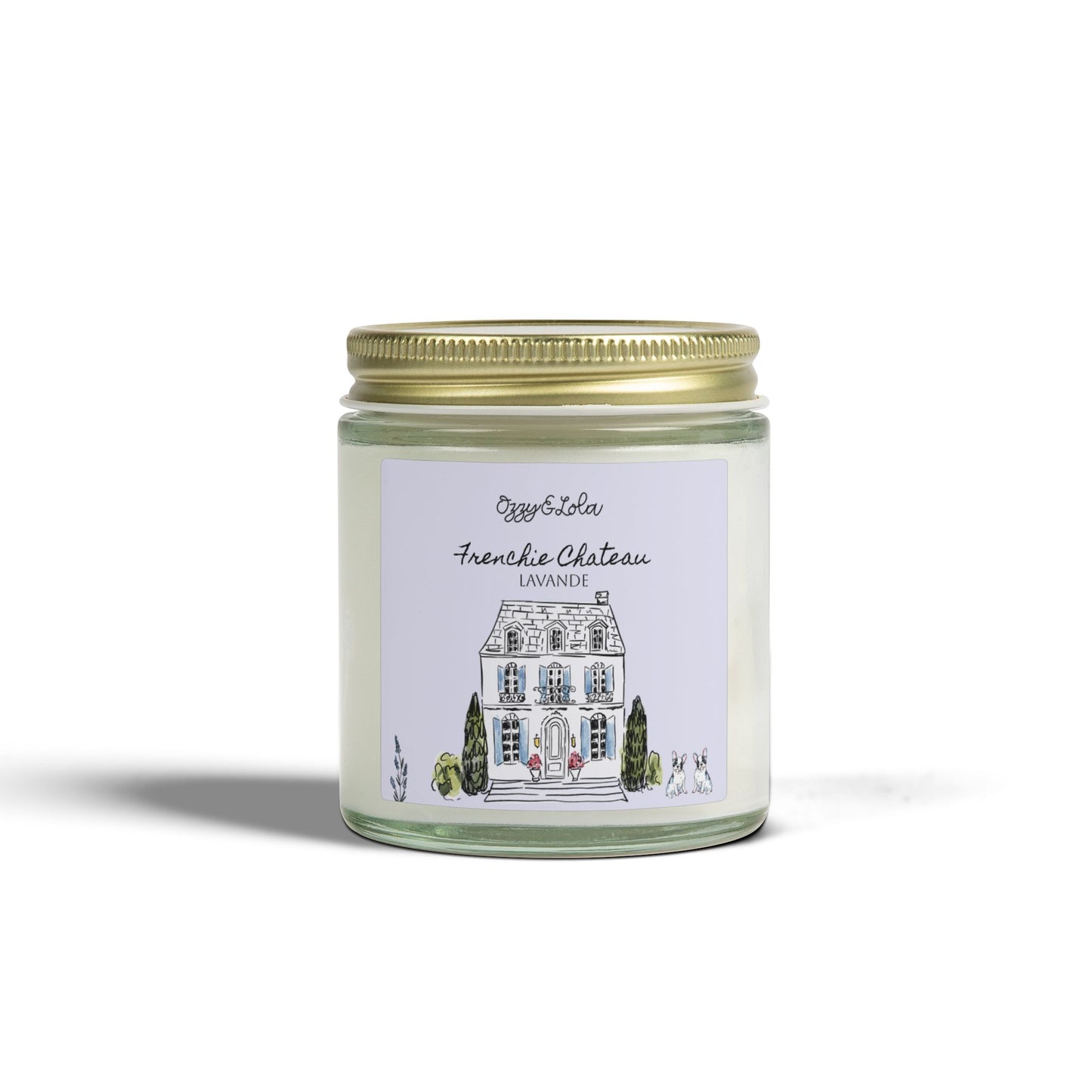 Lavende Frenchie Chateau Candle | Coconut Apricot Wax Jar