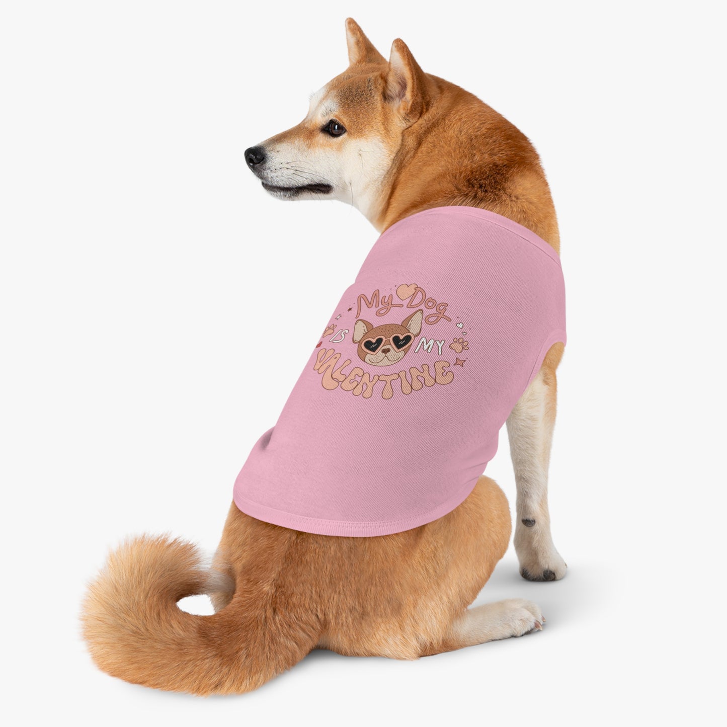 "My Dog Is My Valentine" Cute Valentine’s Day Dog Shirt