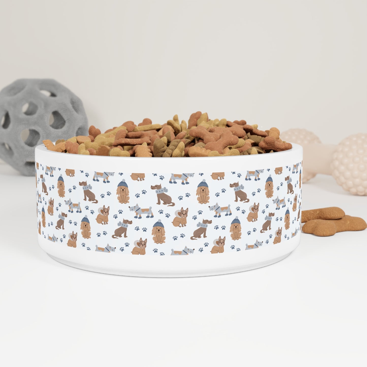 Cute Dog Pattern Ceramic Pet Bow