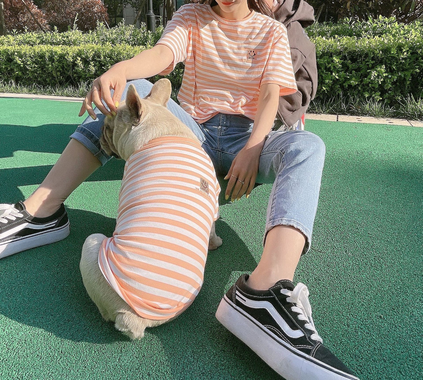 Chic Striped Companion Tee