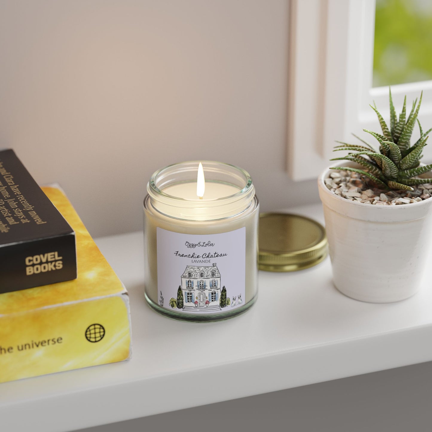 Lavende Frenchie Chateau Candle | Coconut Apricot Wax Jar