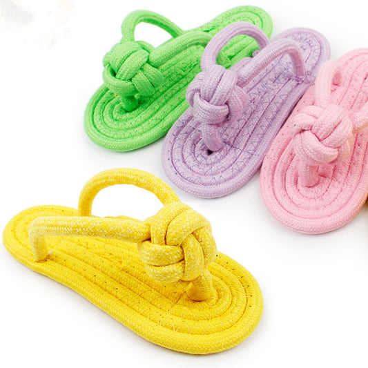 Cotton Knot Dental Chew "Chancla" for Dogs