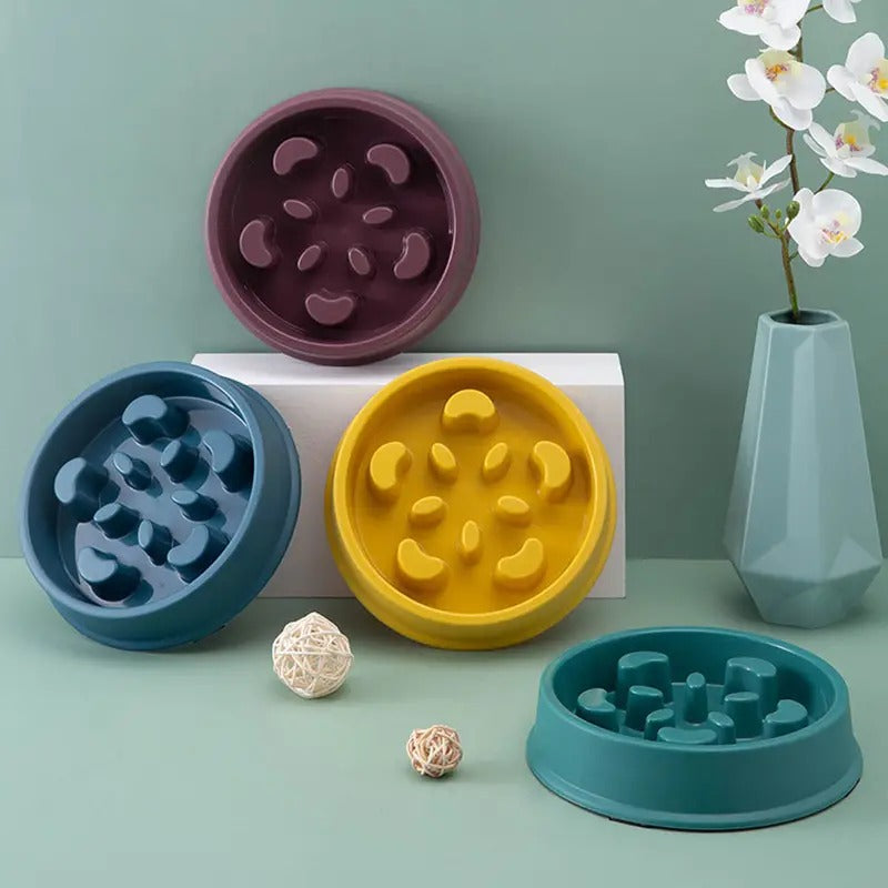 Flower Fun Slow Feeding Dog Bowl