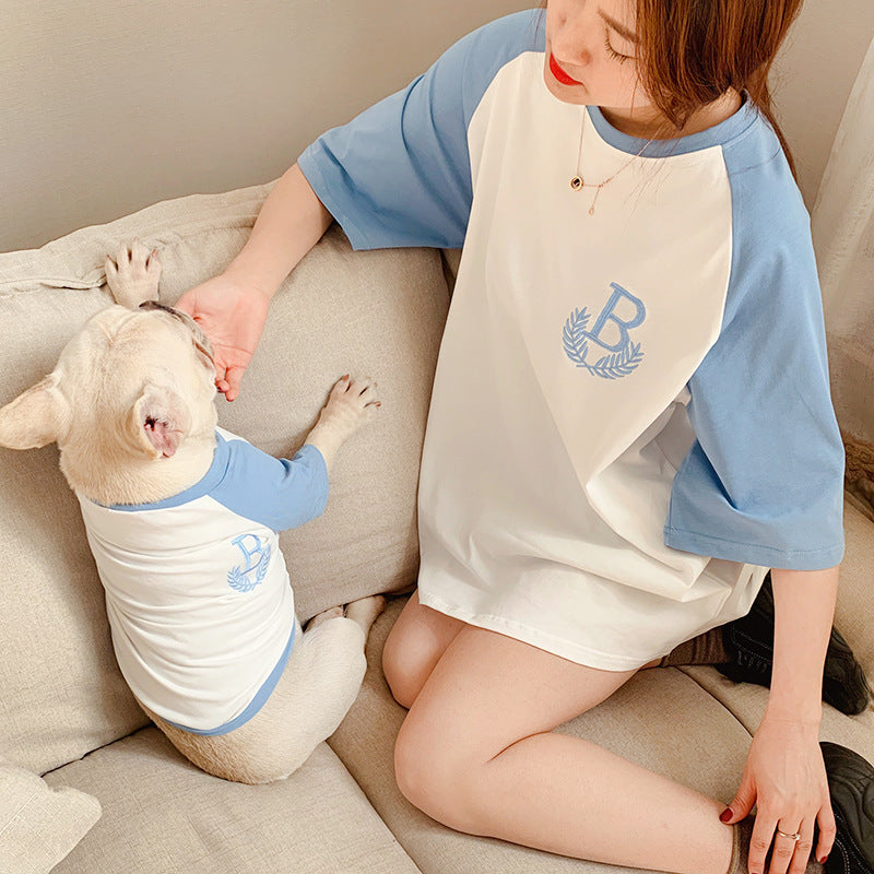 Parent-Pup Matching Short Sleeve Set