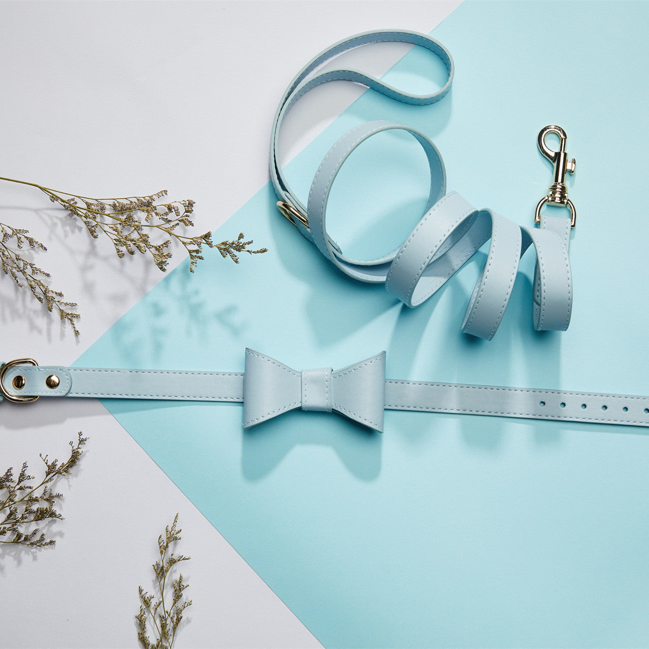 Chic Pet Bow Collar & Leash Set