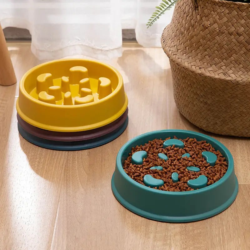 Flower Fun Slow Feeding Dog Bowl
