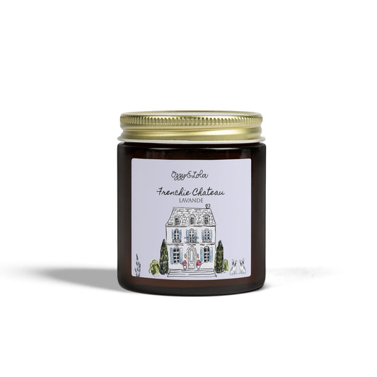 Lavende Frenchie Chateau Candle | Coconut Apricot Wax Jar