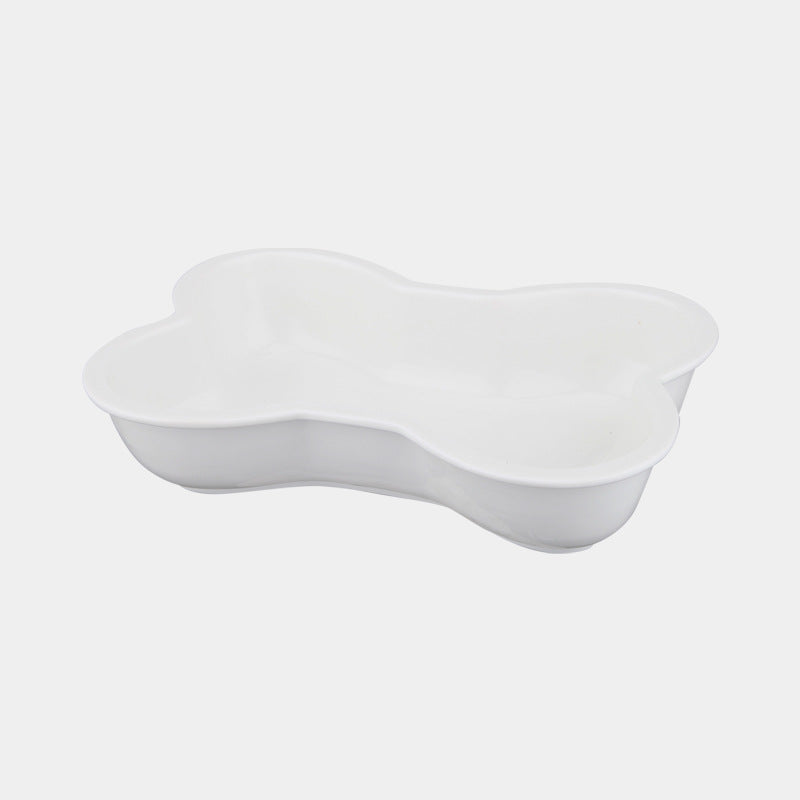 Stable Ceramic Pet Feeding Bowl for Neck Comfort