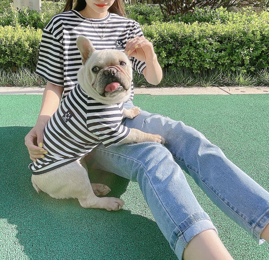 Chic Striped Companion Tee