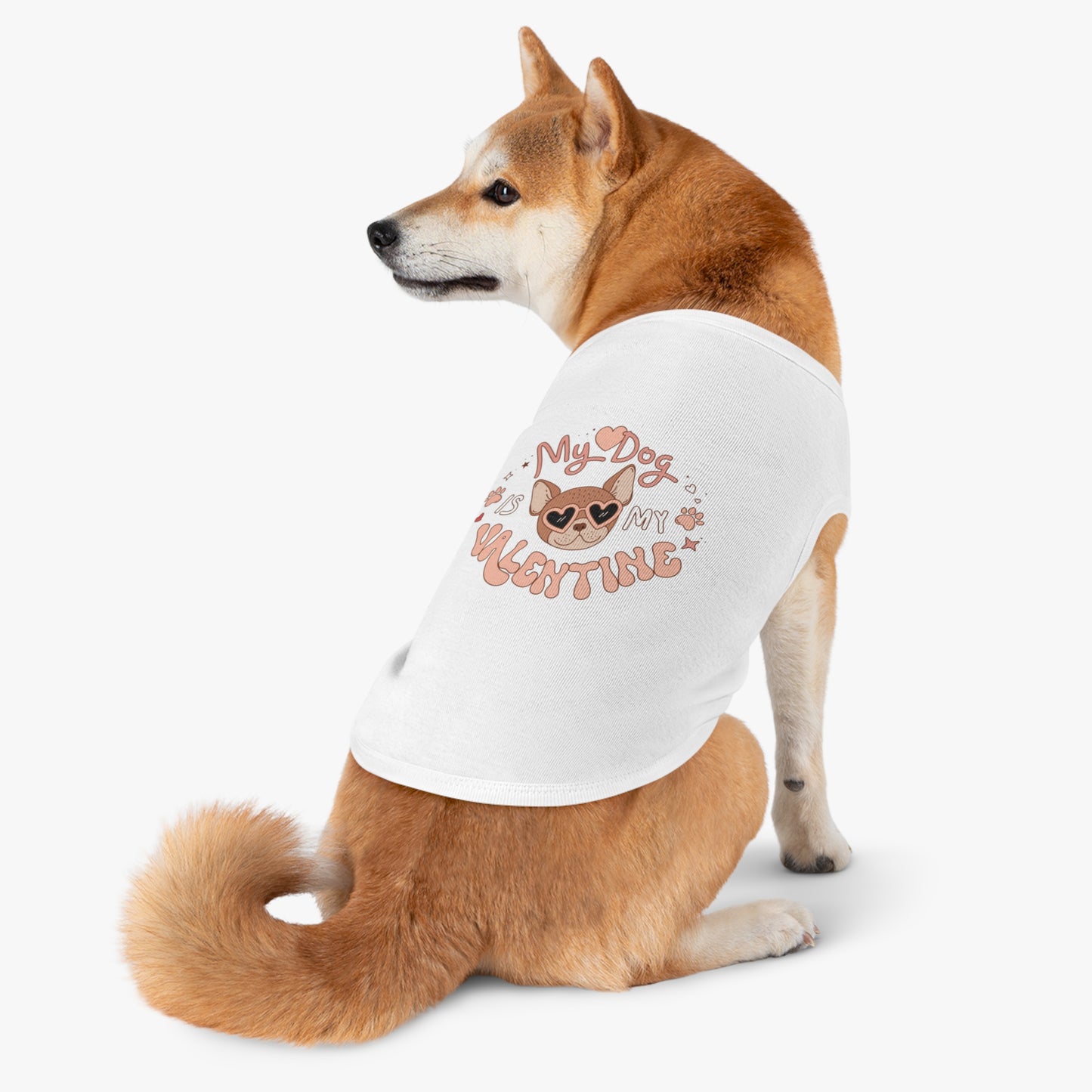"My Dog Is My Valentine" Cute Valentine’s Day Dog Shirt