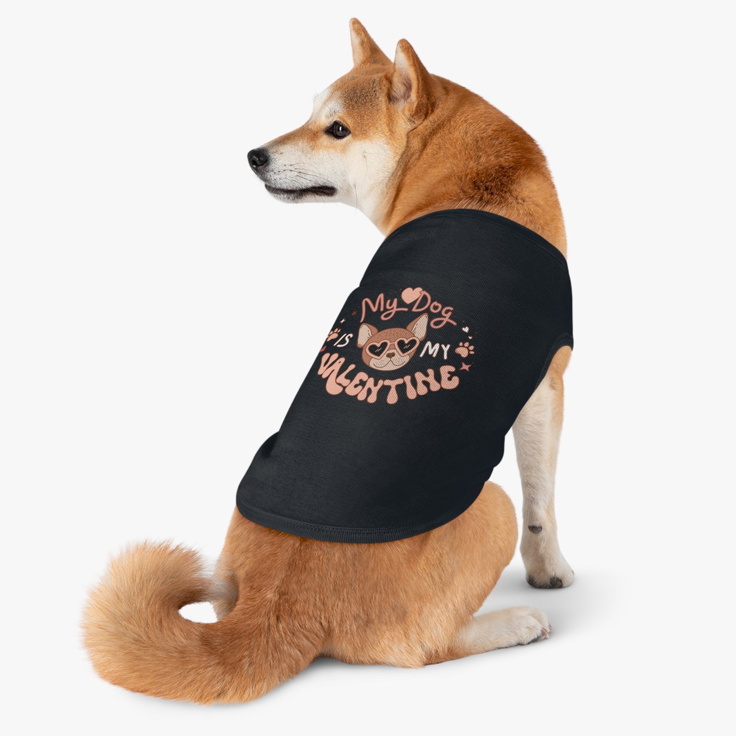 "My Dog Is My Valentine" Cute Valentine’s Day Dog Shirt