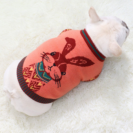 Bull Dog Plus-Size Cozy Sweater