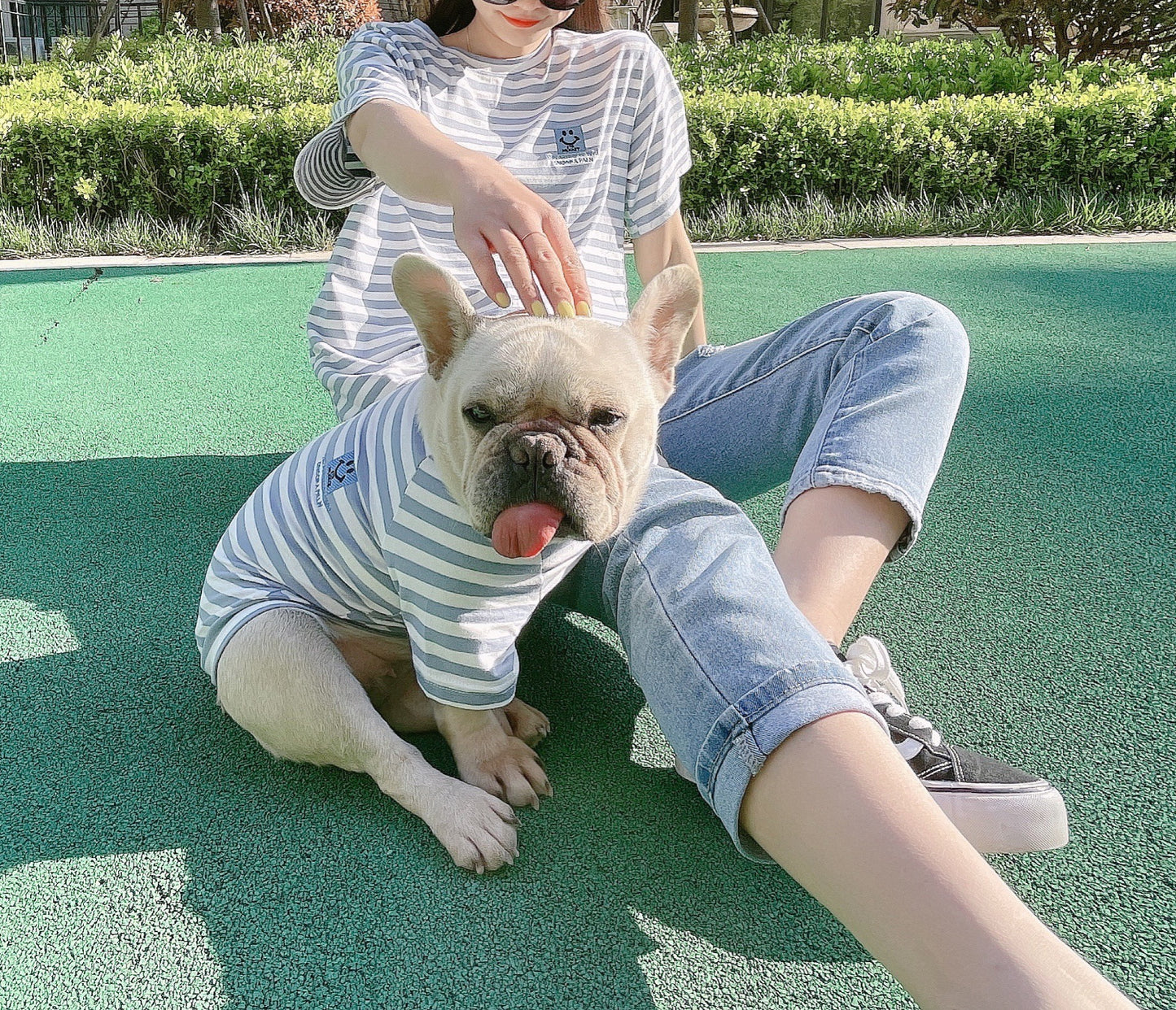 Chic Striped Companion Tee