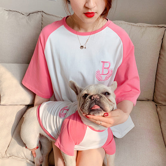 Parent-Pup Matching Short Sleeve Set