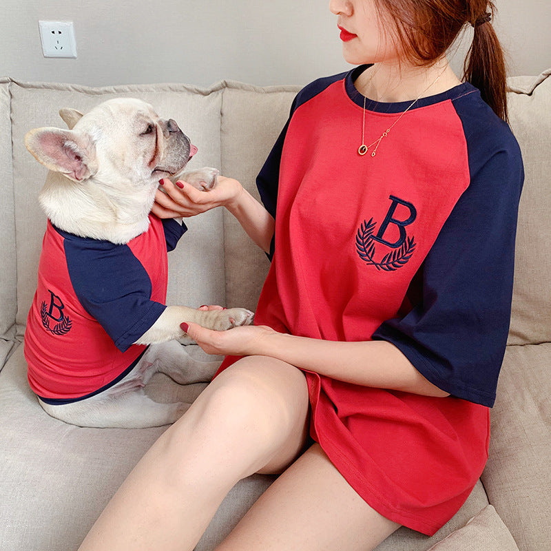 Parent-Pup Matching Short Sleeve Set