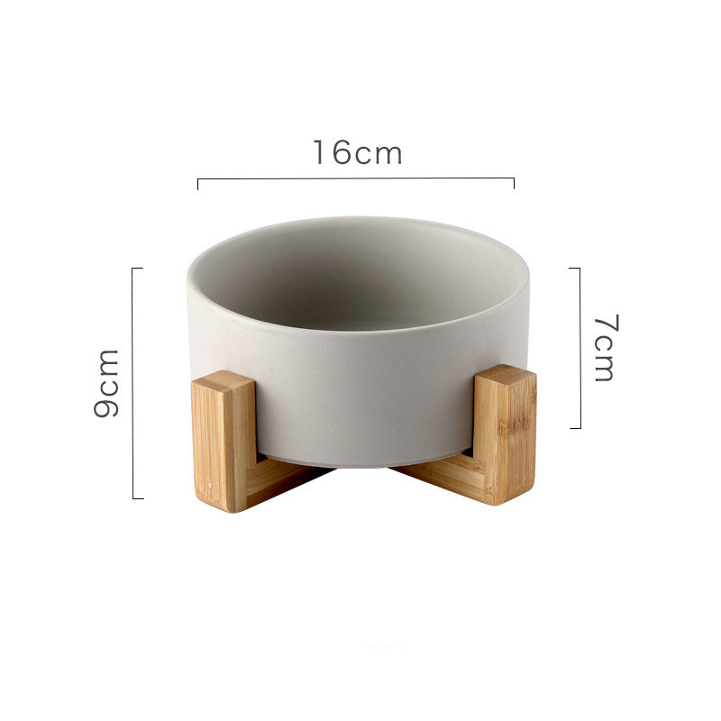 Anti-Tip Ceramic Pet Bowl