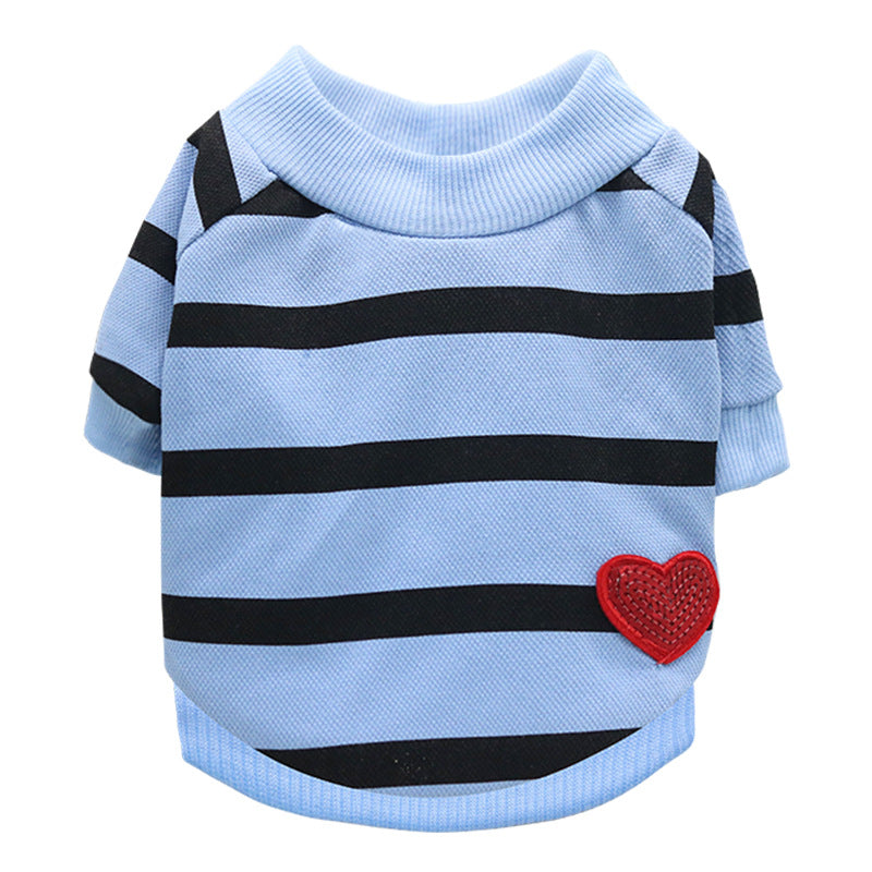 Heart Motif Doggie Sweater - Spring/Summer